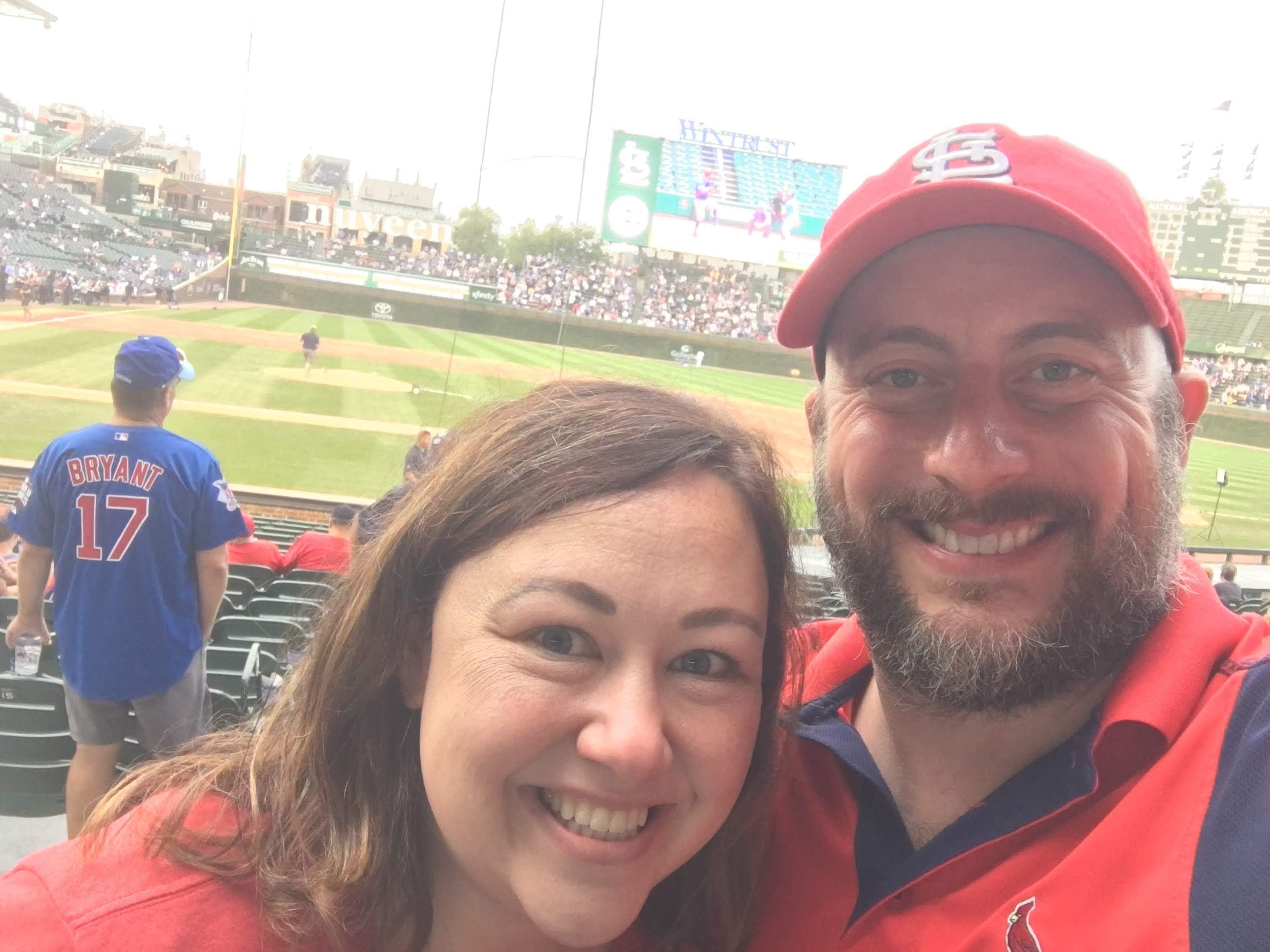 We love baseball! Go Cardinals!